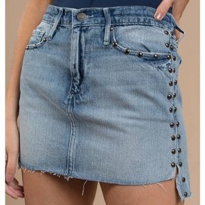 Denim Mini Skirt